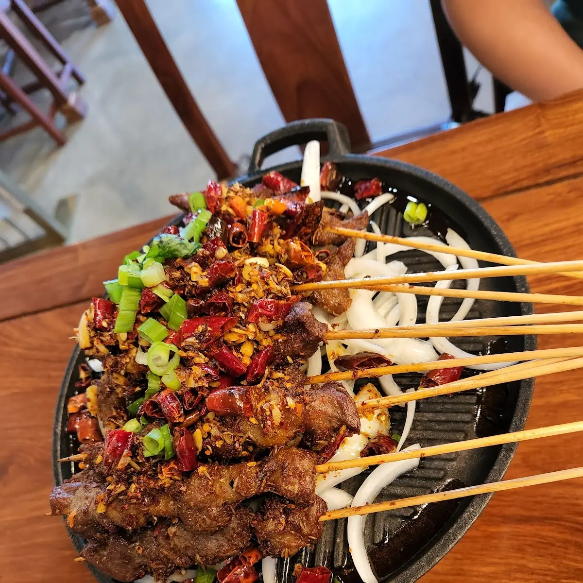 deep fried lamb kebab 8pcs 铁板串香羊肉
